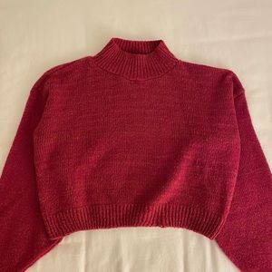 Nasty Gal Pink Sweater With Bell Sleeves